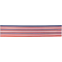 71" Red, White & Blue Striped Table Runner