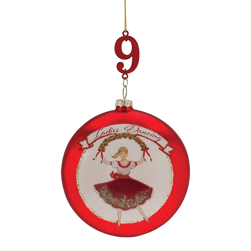 Twelve Days of Christmas Ornament Set