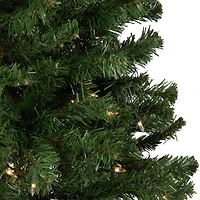 4ft. Pre-Lit Noble Fir Artificial Christmas Tree, Clear Lights