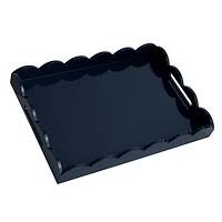 Hello Honey® 20.5" Wide Navy Wood Tray