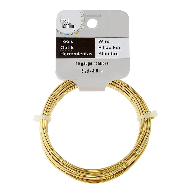 9 Pack: 16 Gauge Dead Soft Brass Wire by Bead Landing™