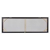 Gold Contemporary Abstract Canvas Wall Art, 20" x 59"