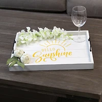 Elegant Designs™ 15.5" Hello Sunshine Serving Tray with Handles