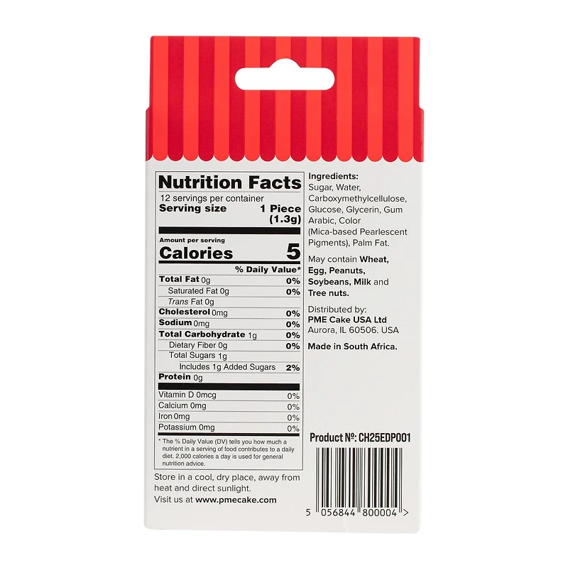 PME Cake Sweet Street® Snowflake Icing Decorations