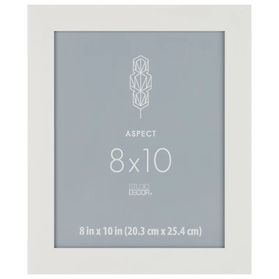 Aspect 8" x 10" White Wide Frame by Studio Décor®