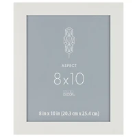 Aspect 8" x 10" White Wide Frame by Studio Décor®