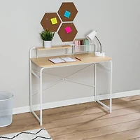 Honey Can Do White Home Office Computer Desk