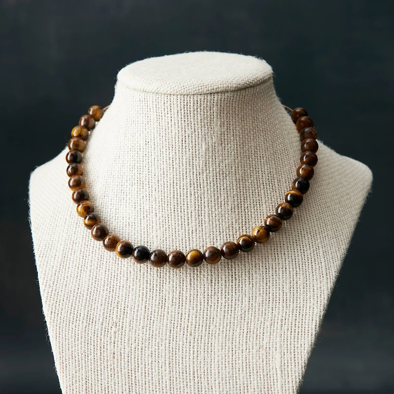 Tiger Eye Round Beads, 8mm by Bead Landing™
