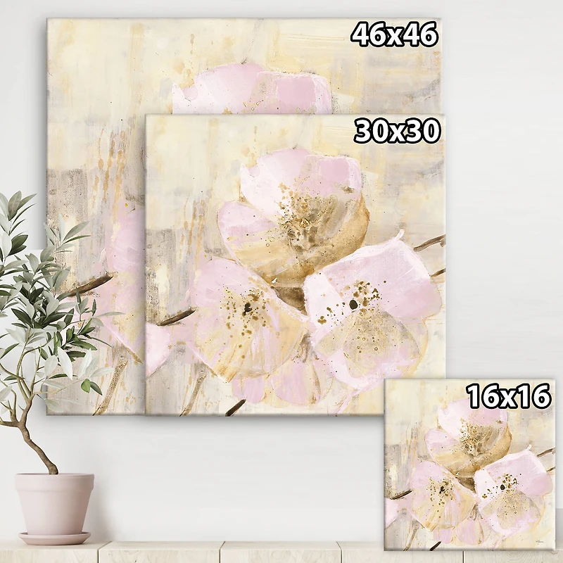 Designart - Elegance III Pink