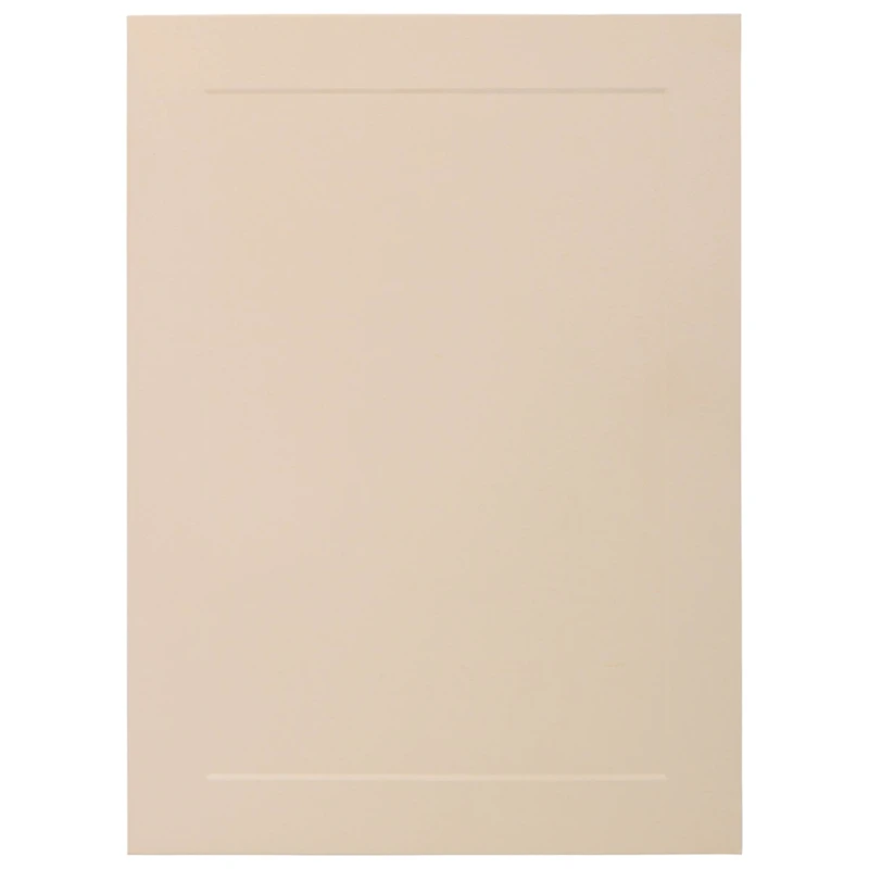 JAM Paper A7 Strathmore Ivory Wove Panel Fold Over Cards