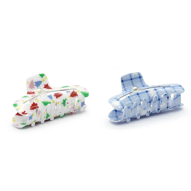 Winter Christmas Tree Claw Clips by Creatology™