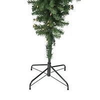 5.5ft. Pre-Lit Medium Spruce Upside Down Artificial Christmas Tree with Clear Lights