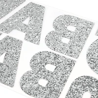 Silver Chunky Glitter Alphabet Stickers by Recollections™