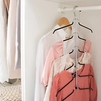 Organize It All Chrome 6 Tier Blouse Tree Hanger