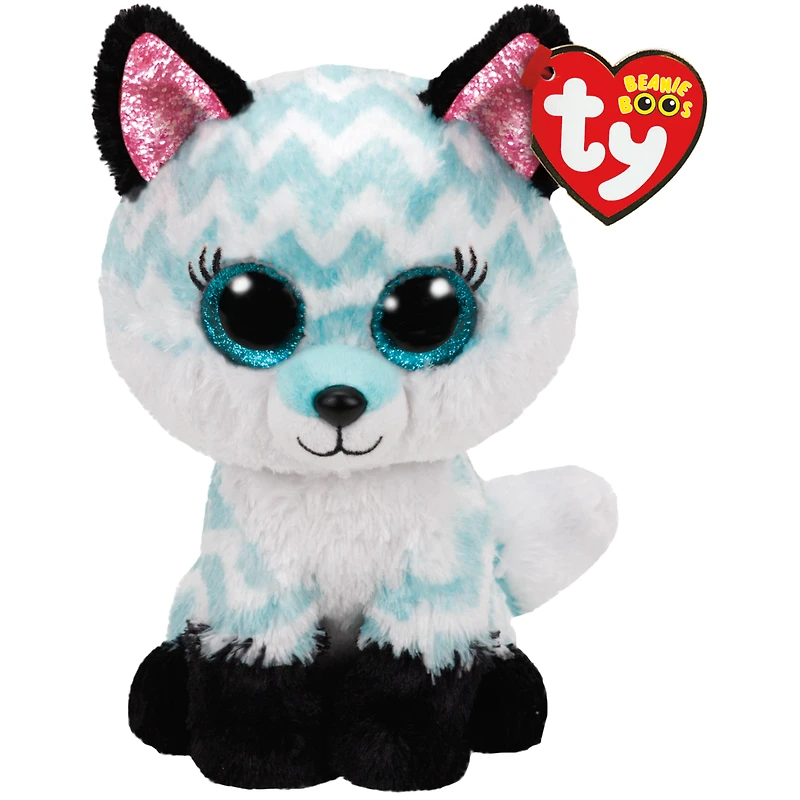 Ty Beanie Boos™ Atlas Aqua Chevron Fox, Regular