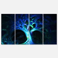 Designart - Magical Blue Psychedelic Tree