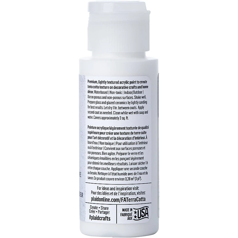 FolkArt® Terra Cotta™ Lightly Textured Acrylic Paint