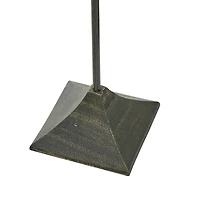 Set of 2 Black Aluminum Traditional Bird Sculpture, 29", 35"