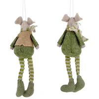 7.5" Boy & Girl Mice Christmas Ornaments Set
