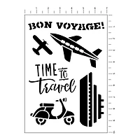 Travel Stencils by Craft Smart®, 7" x 10"