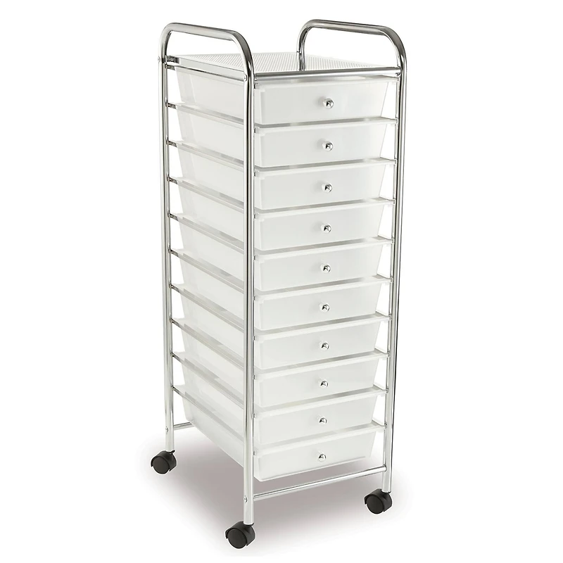 10 Drawer Rolling Cart by Simply Tidy
