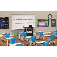 Luxor Adjustable Trapezoid Student Desk with Drawer