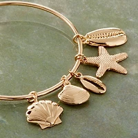 Charmalong™ Gold Shell Charms by Bead Landing™