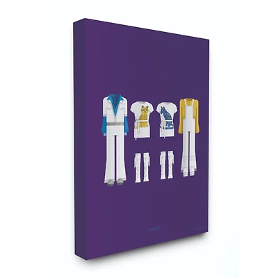 Stupell Industries Abba Modern Fashion Design Canvas Wall Art