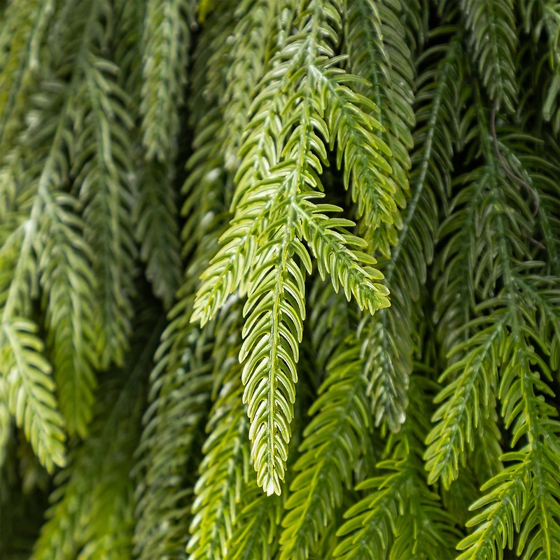 Glitzhome® 31.5"H Christmas Greenery PE Teardrop