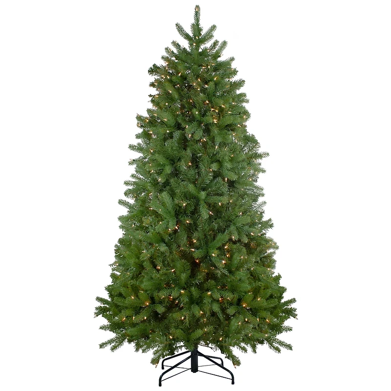6.5ft. Pre-Lit Real Touch™️ Palisades Fir Artificial Christmas Tree, Clear Lights