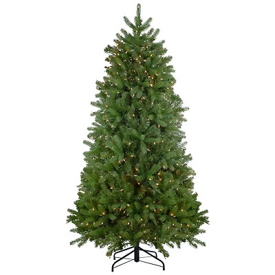 6.5ft. Pre-Lit Real Touch™️ Palisades Fir Artificial Christmas Tree, Clear Lights