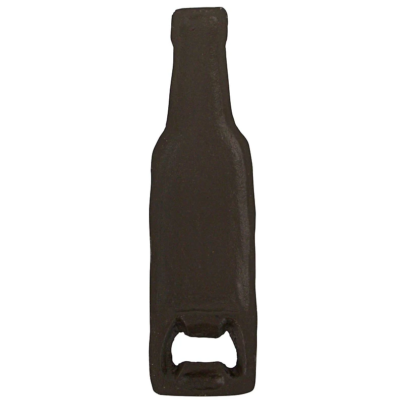 Design Toscano 6" A Cold Bottle of Beer Cast Iron Bottle Opener