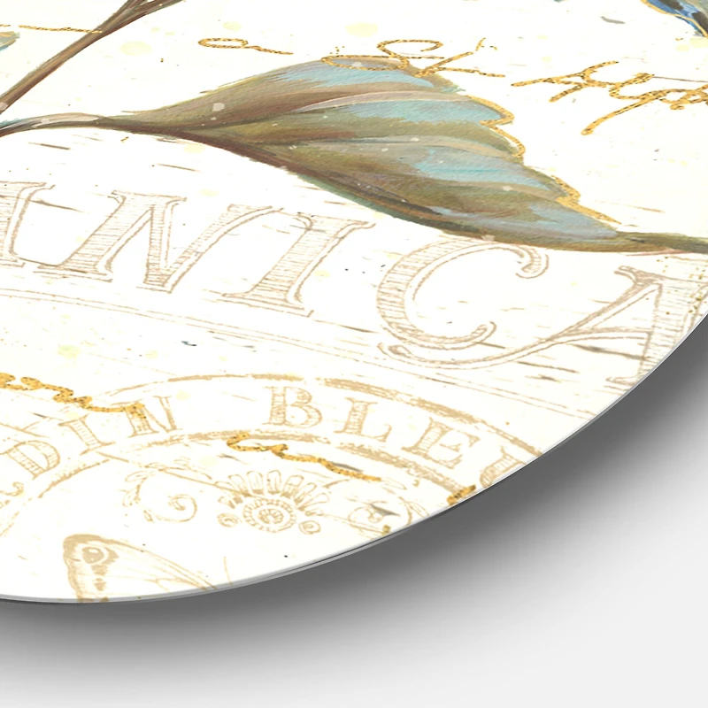 Designart - butterfly Blue Garden II