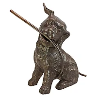 Design Toscano Bronze Raining Dogs Piped Garden Statue