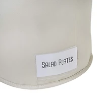 Honey Can Do Natural Round Dinnerware Storage Box Set