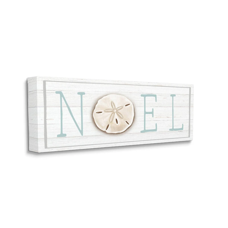 Stupell Industries Noel Holiday Sand Dollar Sign Canvas Wall Art