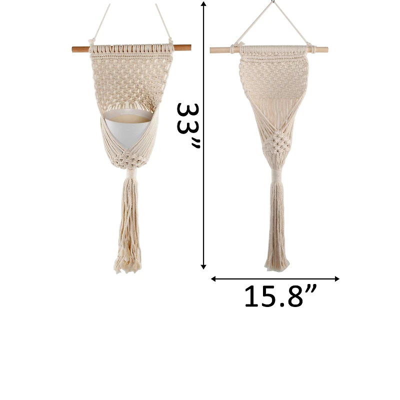 Flora Bunda 33" Macramé Plant Hanger
