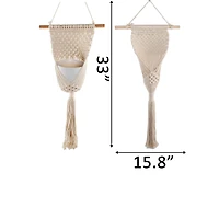 Flora Bunda 33" Macramé Plant Hanger