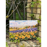 Merejka Fields of Lavender & Sunflowers Counted Cross Stitch Kit