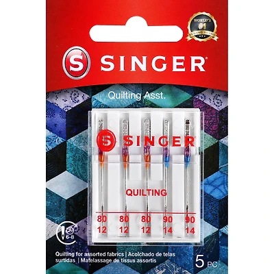 SINGER® Quilting Machine Needles, 5ct.