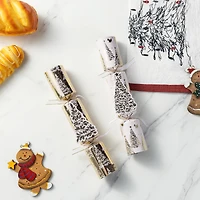 Glitzhome® 12PK 1.5"D x 10"H Christmas Tree Party Crackers with Gift Contents