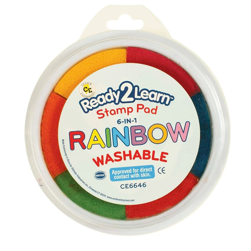 Ready2Learn™ Jumbo 6-in-1 Washable Stamp Pad, 3ct.