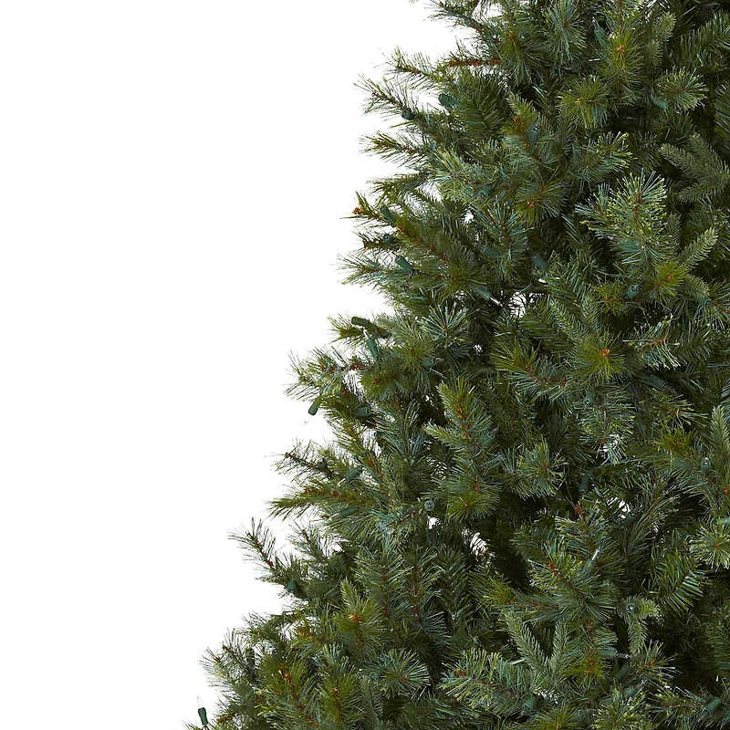 7.5ft. Pre-Lit Majestic Multi-Pine Christmas Tree, Clear Lights