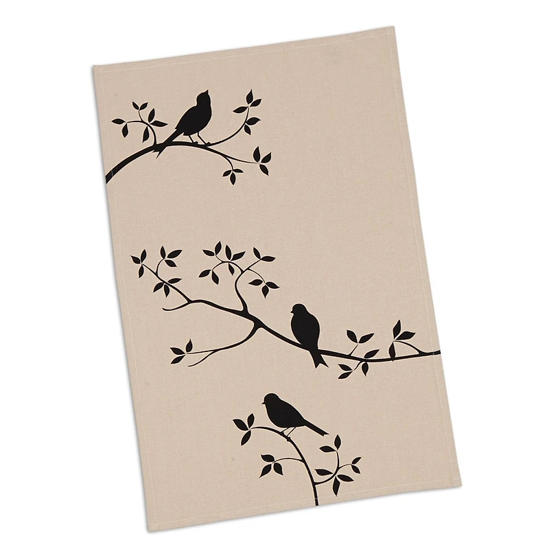 DII® For The Birds Striped Dishtowel, 2ct.