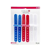 4.5" Red, White & Blue Patriotic Popsicle Stick Set by Celebrate It®