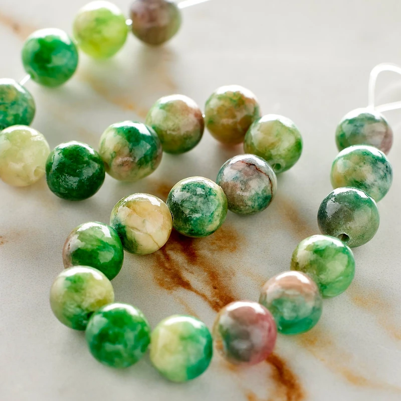 12 Pack: Imitation Ruby Kyanite Round Beads by Bead Landing®, 8mm