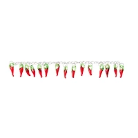 Glass Hot Chili Pepper Beads, 19mm by Bead Landing™