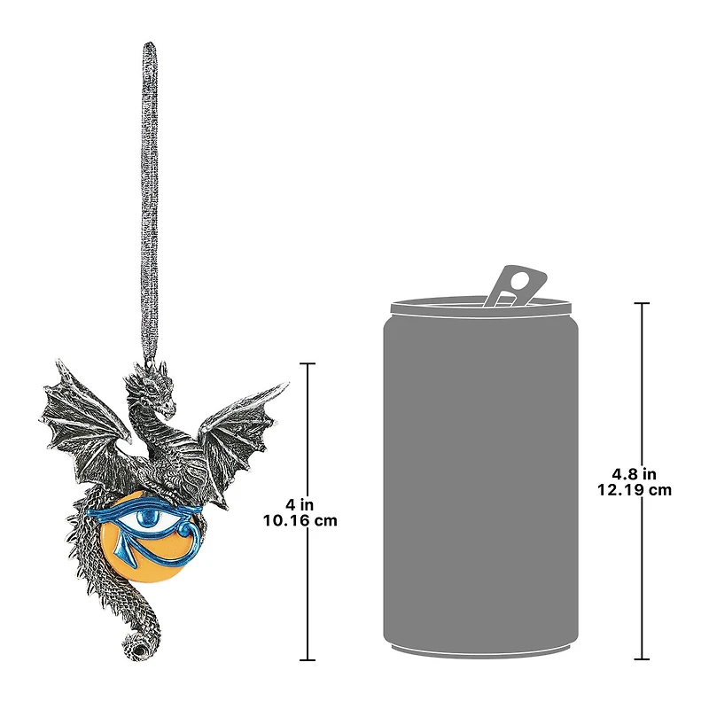 Design Toscano Dragon Defender of the Ancient Amulet 2022 Gothic Ornament