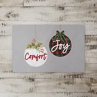 Comfort Joy Ornaments 27x18 Floor Mat
