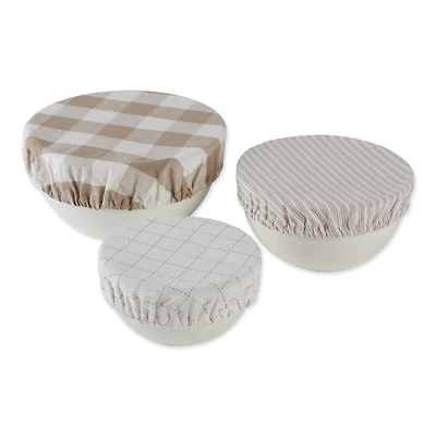 DII® Assorted Stone Farmhouse Woven Dish Cover Set